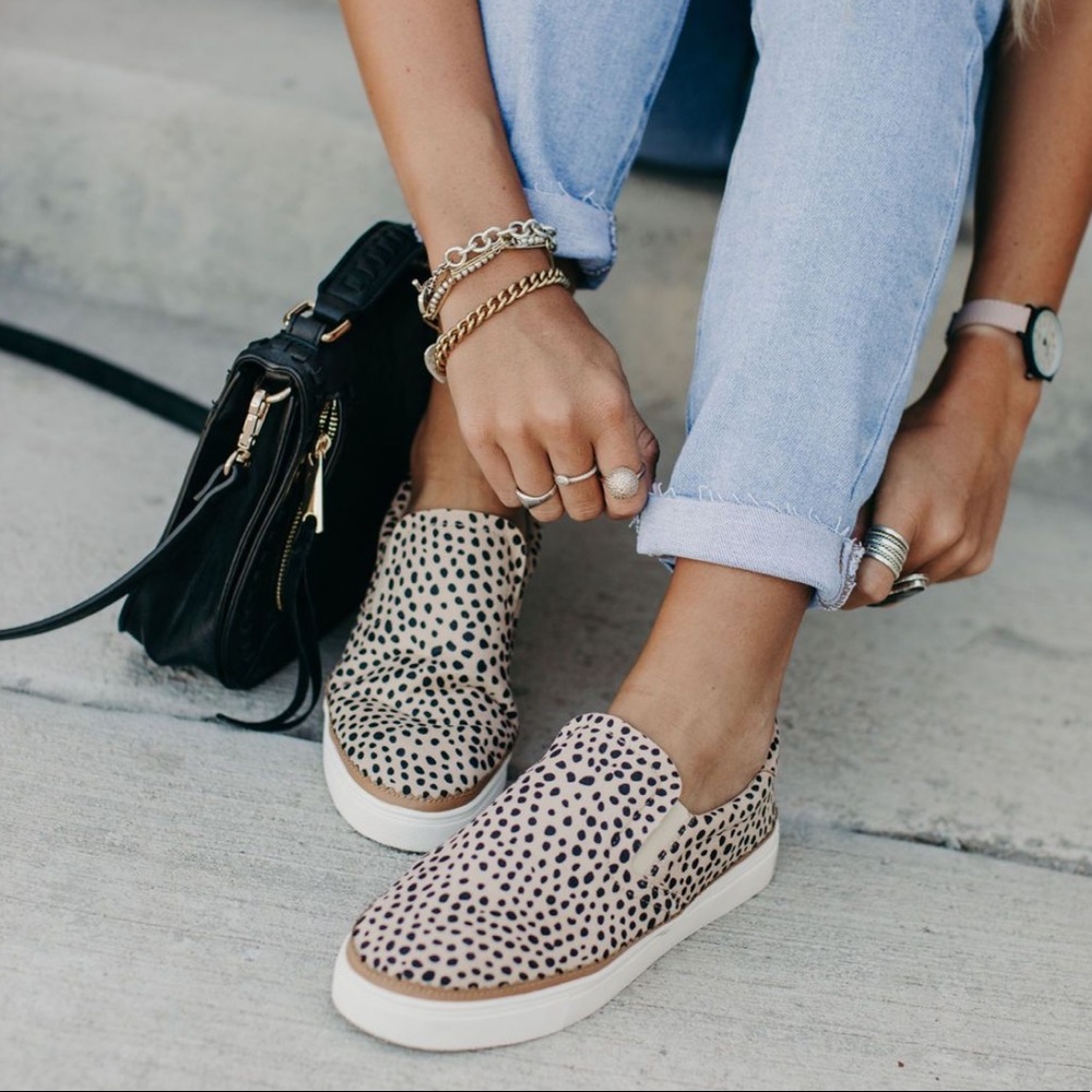 Dream leopard slip on sneakers